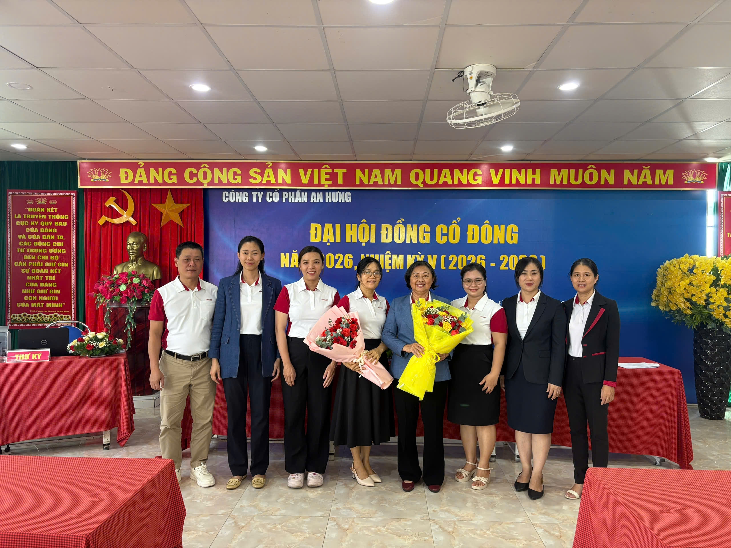 CÔNG TY CỔ PHẦN AN HƯNG TỔ CHỨC THÀNH CÔNG ĐẠI HỘI ĐỒNG CỔ ĐÔNG NHIỆM KỲ V (2026 - 2030)